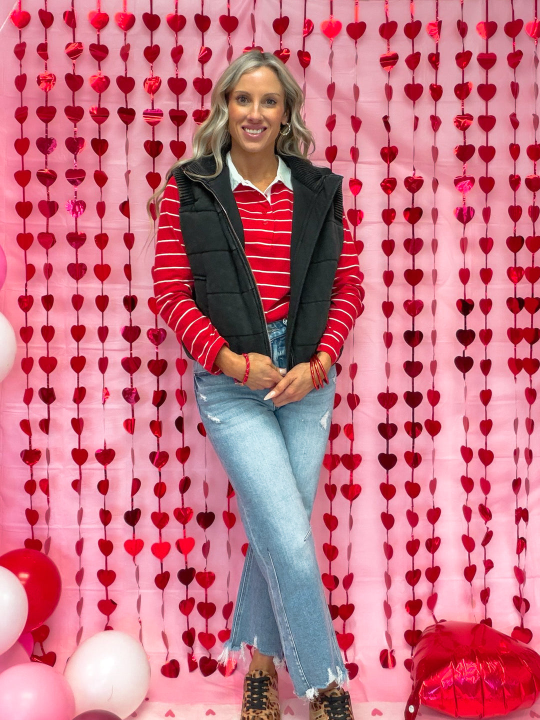 Long Shot Stripe Cotton Polo Shirt