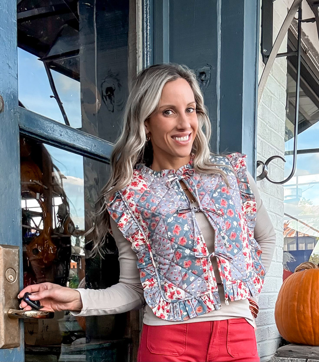 Freely Speaking Patchwork Quilted Vest