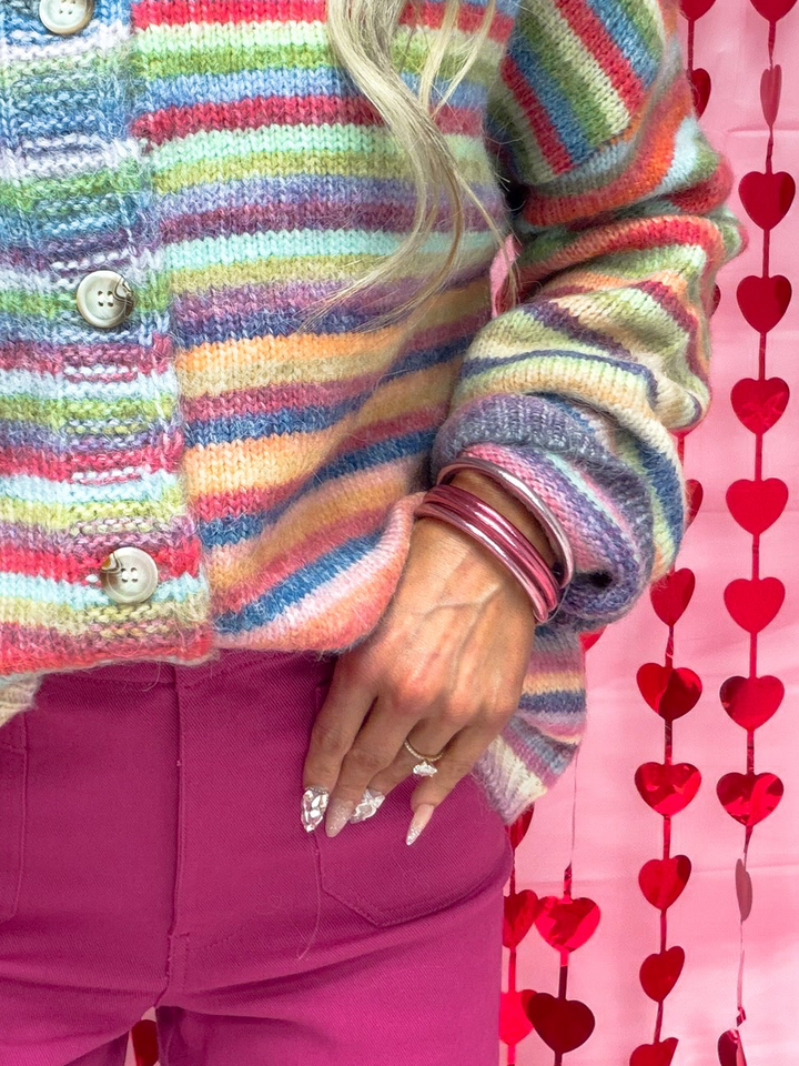 BuDhaGirl All Weather Bangle - Carousel Pink