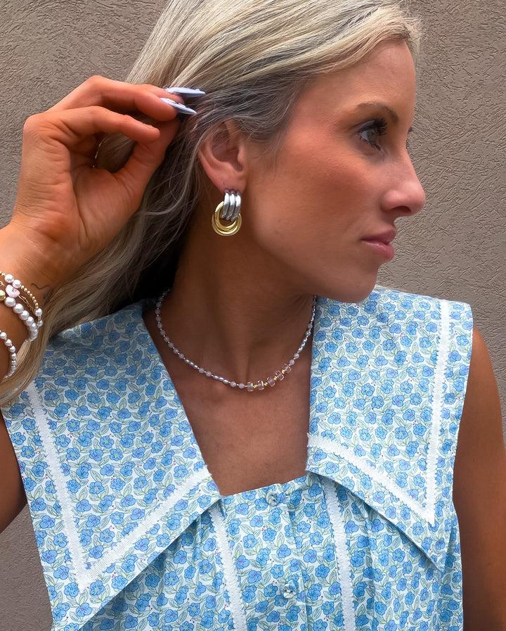 Cambridge Mimosas Collared Floral Dress