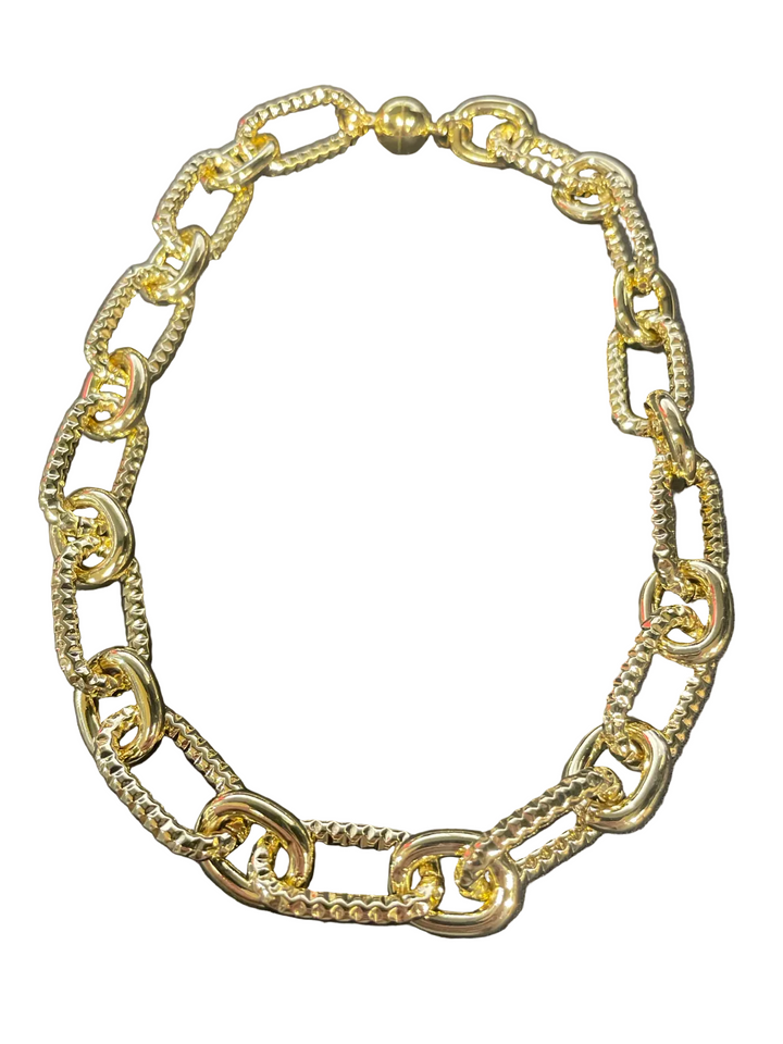 Champagne Links Necklace
