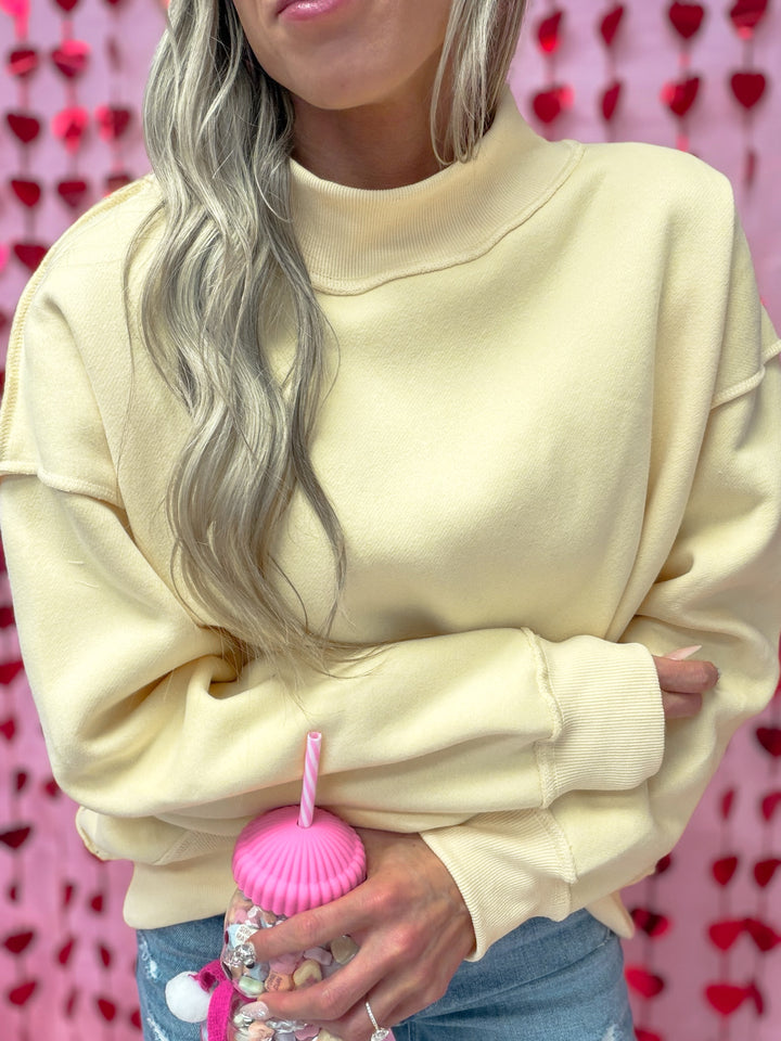 The Snug Mock Neck Sweatshirt