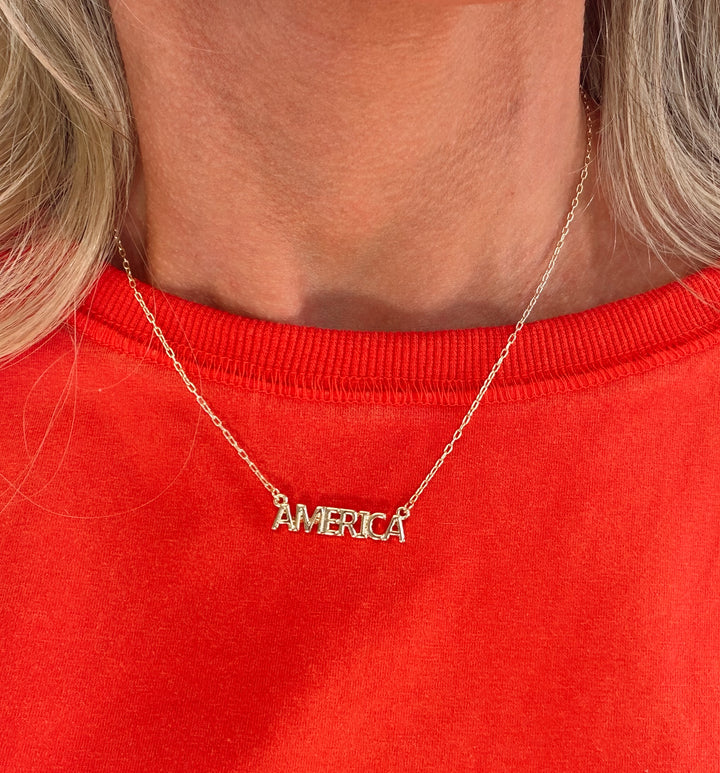 America the Beautiful Necklace