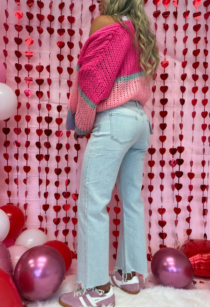 AILEEAH- High Rise Slim Wide Leg