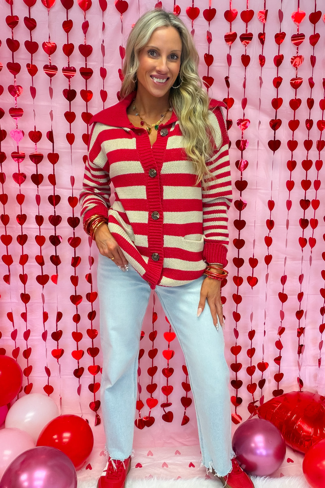 The Candy Stripe Cardigan
