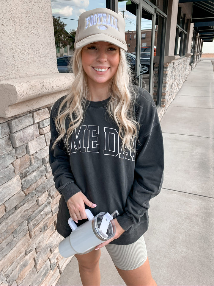 Football Embroidered Trucker Hat