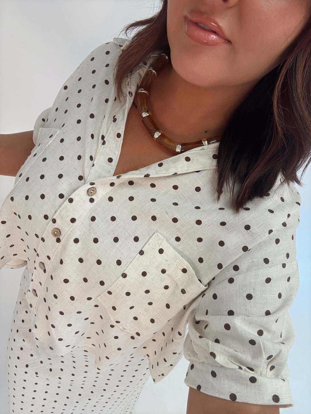 Paris Picnic Polka Dot Top