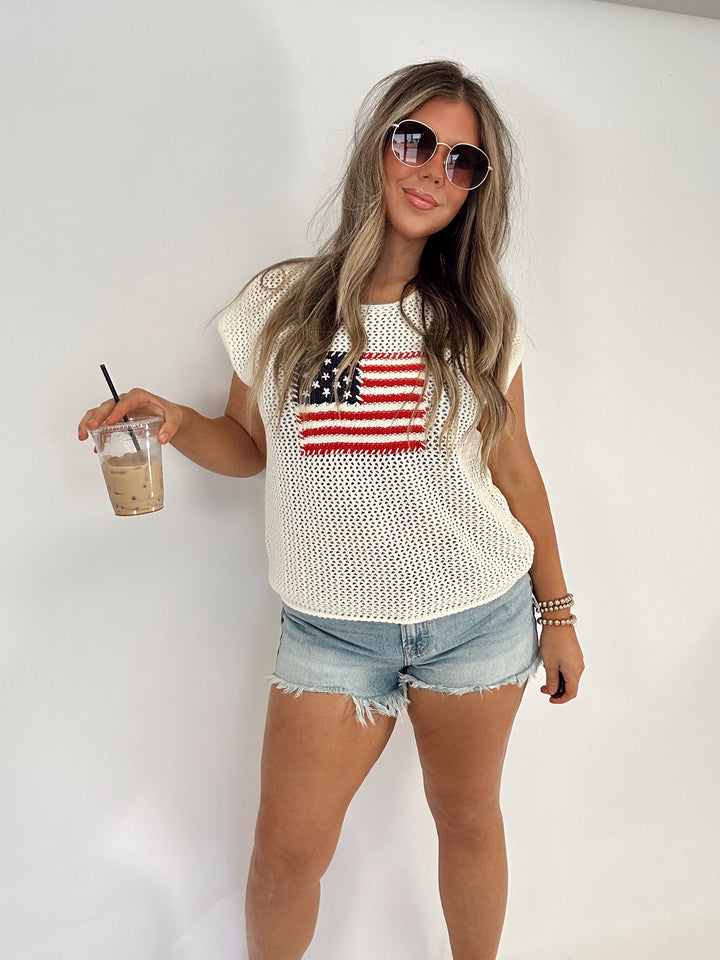 Stars & Stitch Top