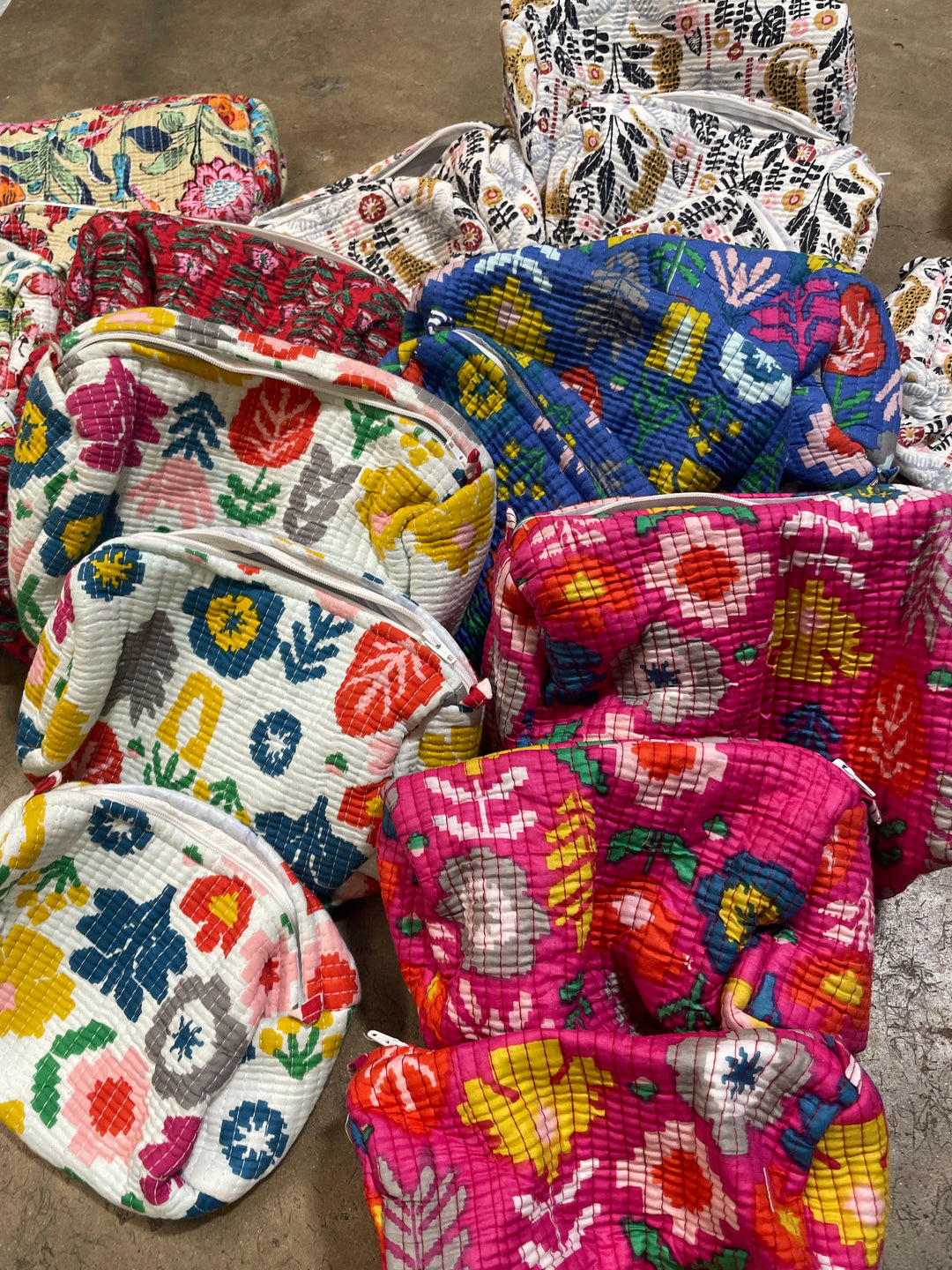 The Gypsy Studio Quilted Cosmetic Bag