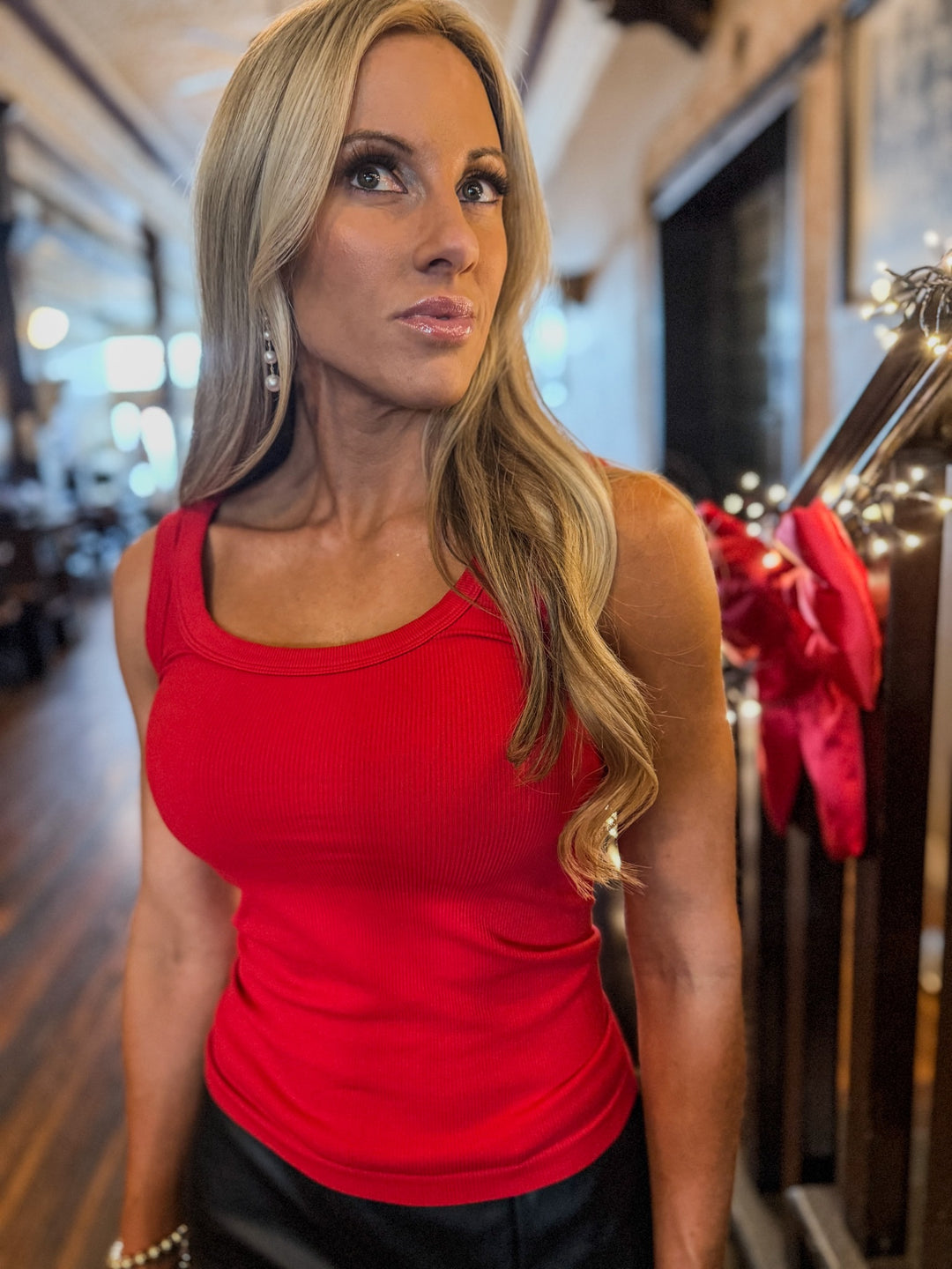 Kinda Into It Ribbed Tank