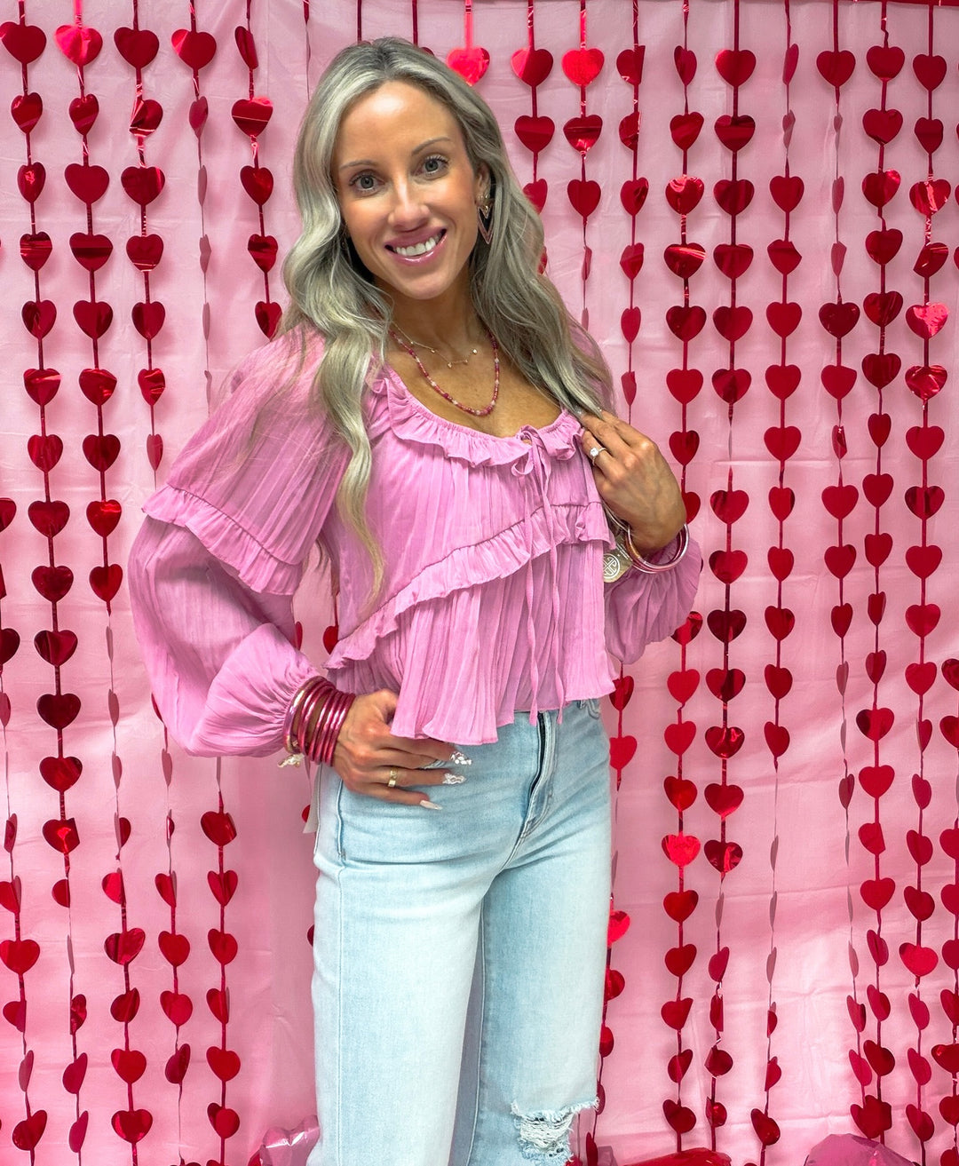 Havana Nights Ruffle Blouse