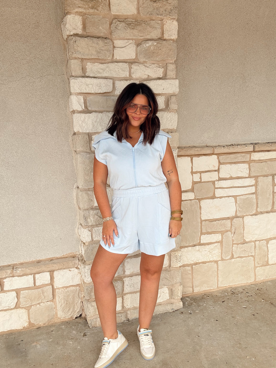 Cool Girl Zip Romper