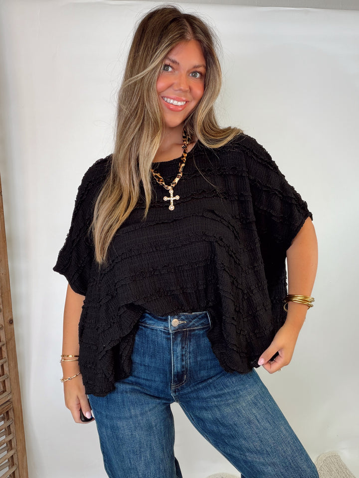 Soft Tease Ruffle Top
