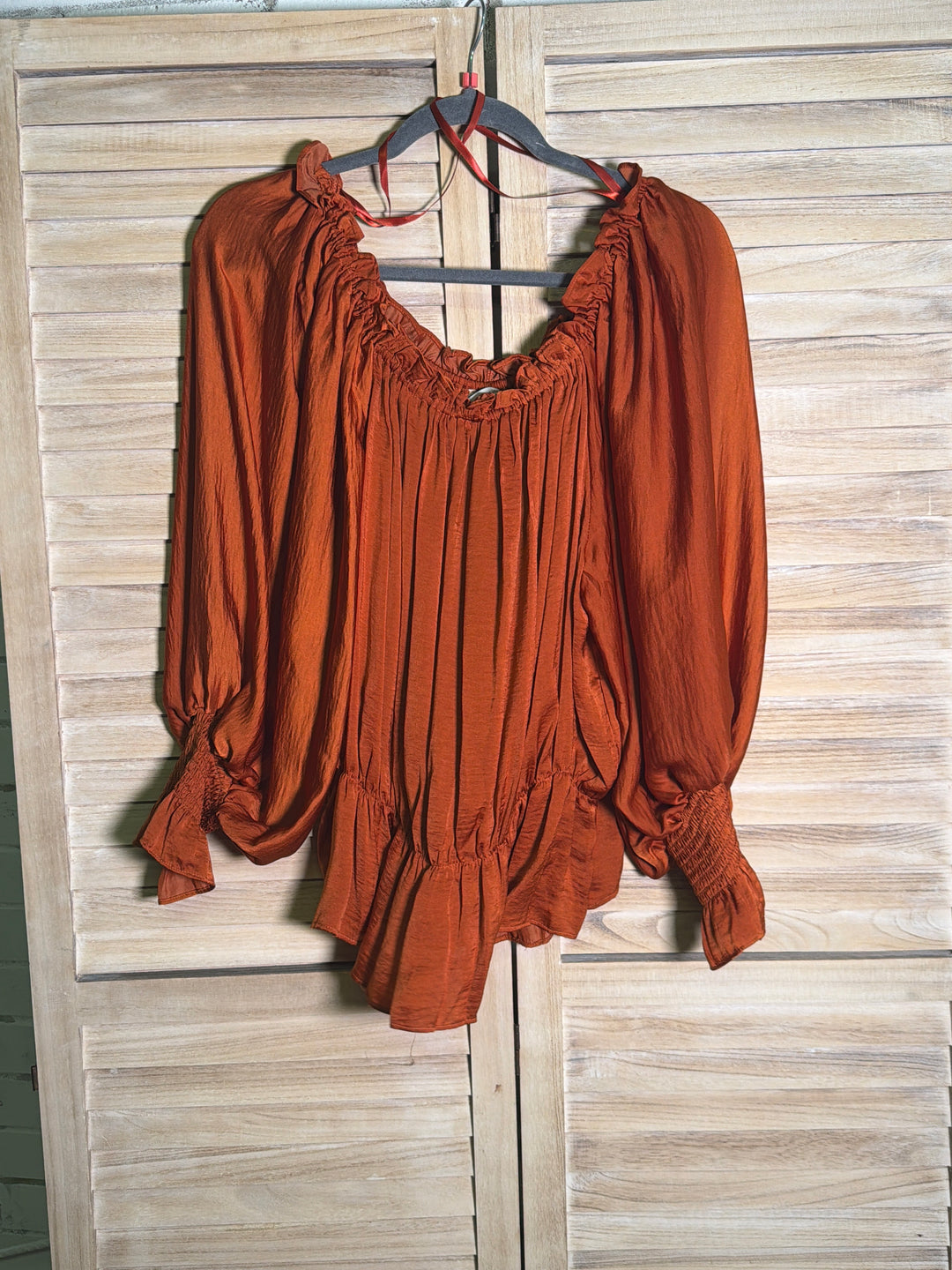 Chic to the Max Curvy Ruffle Top