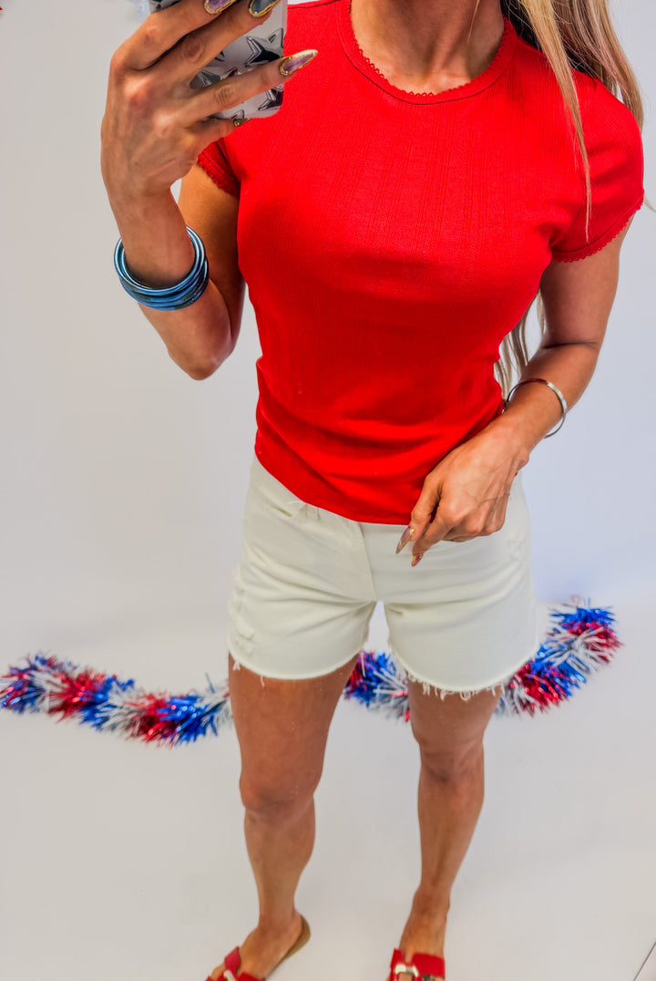 Bold Babe Ribbed Tee
