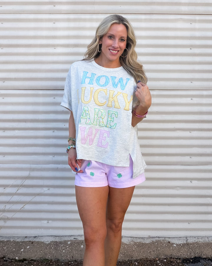 How Lucky Graphic Tee