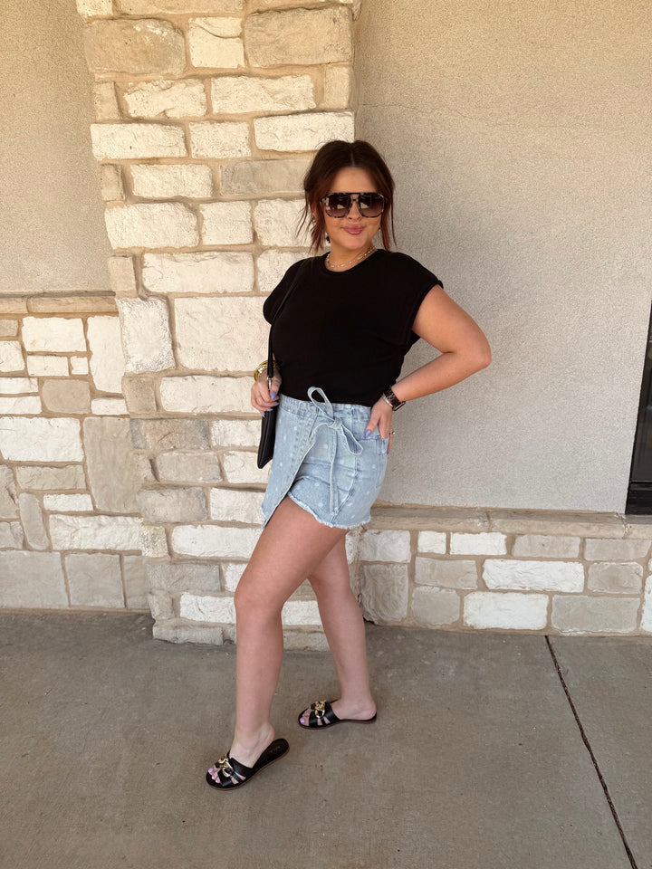 Playful Polka Dot Skort