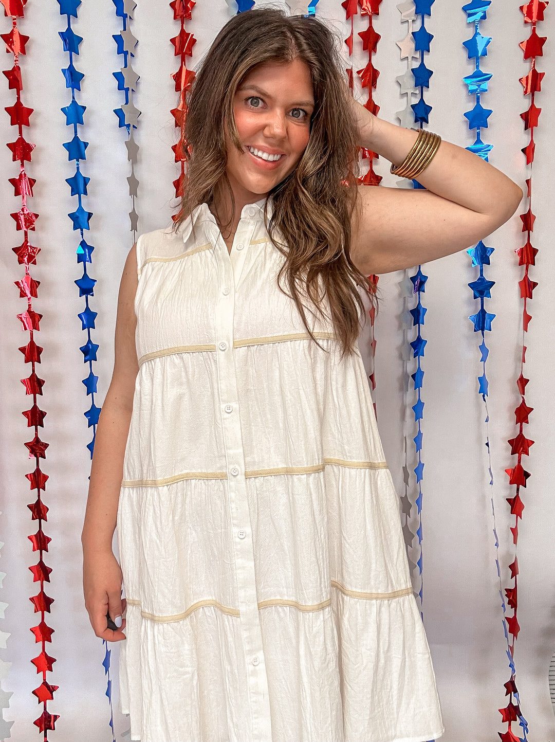 Clean Lines Tiered Dress