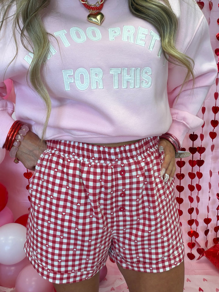 Sweetheart Plaid Shorts