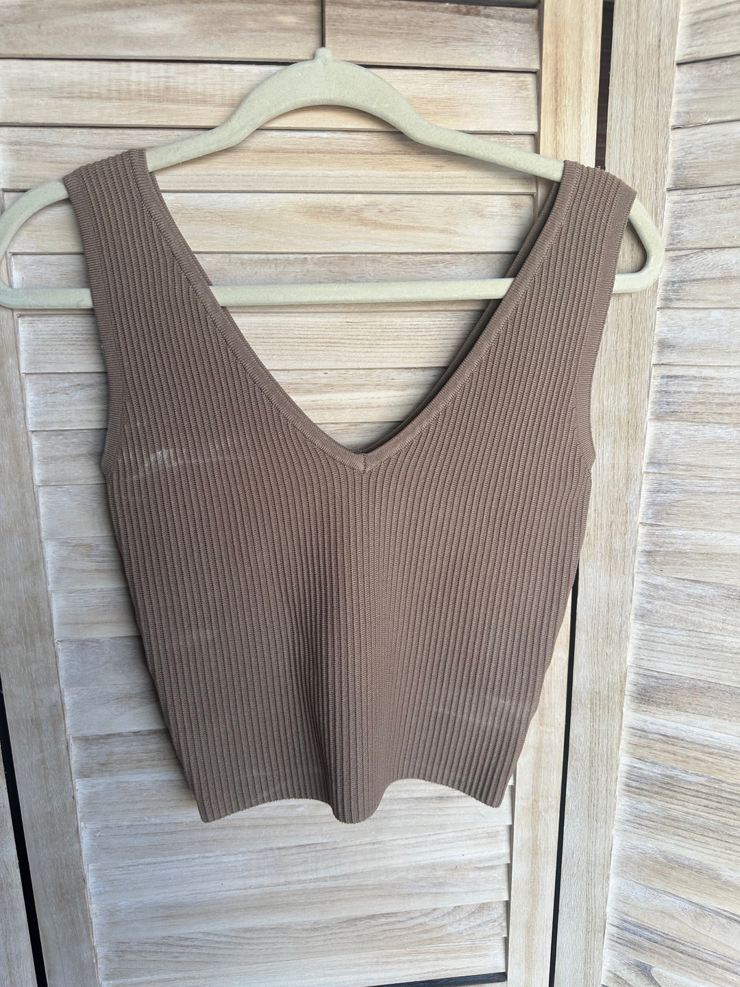 Simple Convo Ribbed Tank