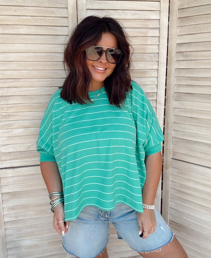 Spring It On Striped Top