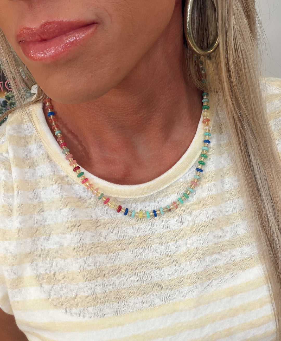 Sprinkle Pop Gemstone Necklace
