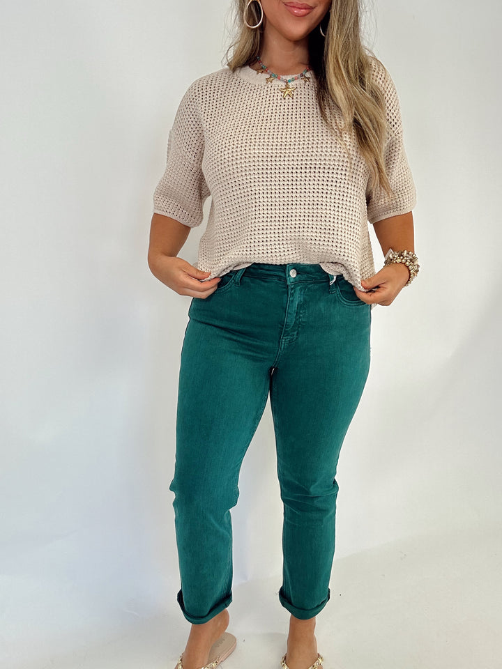 The Jeanne Crop Slim Pant
