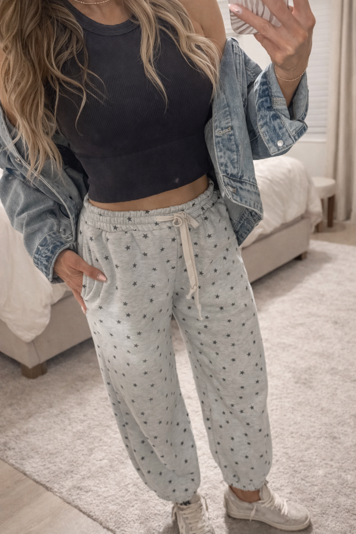 The Statement Print Sweats