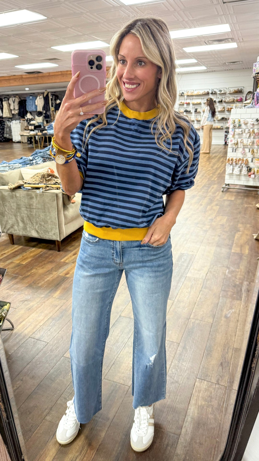 Game Day Ready Striped Top