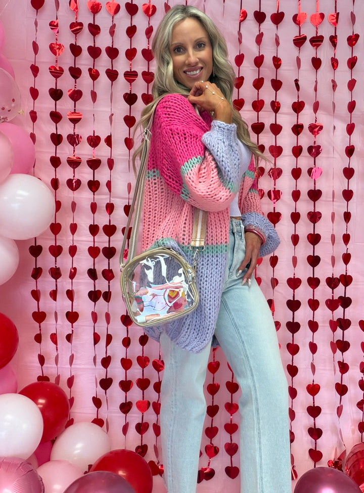 Own It Color Block Cardigan