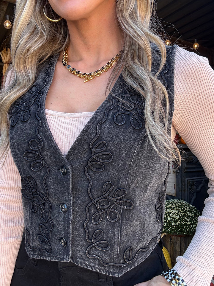 Karli Creation Embroidered Vest