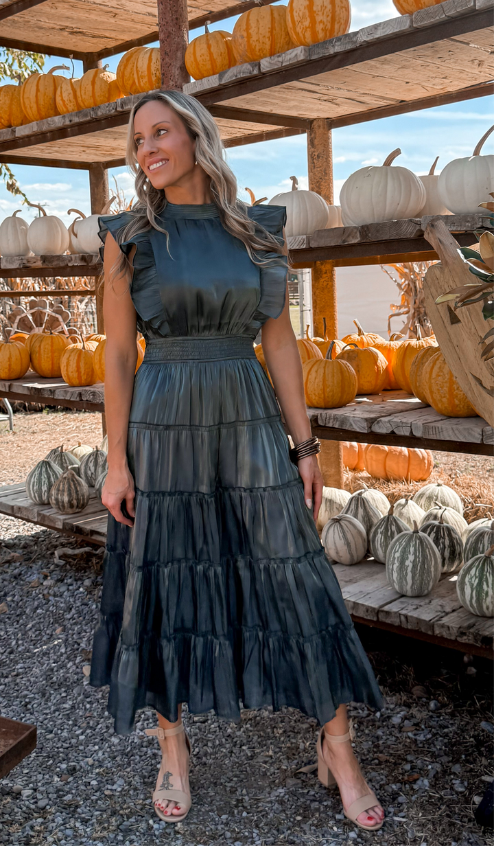 Falling For You Forever Tiered Dress