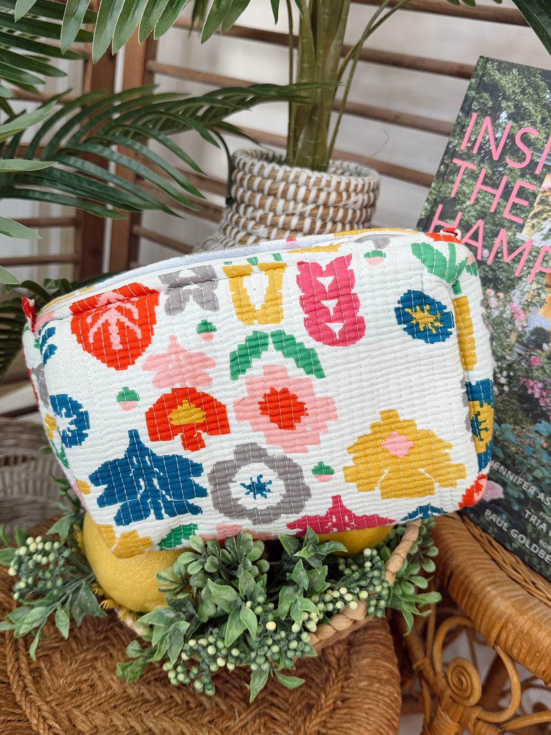 The Gypsy Studio Quilted Cosmetic Bag