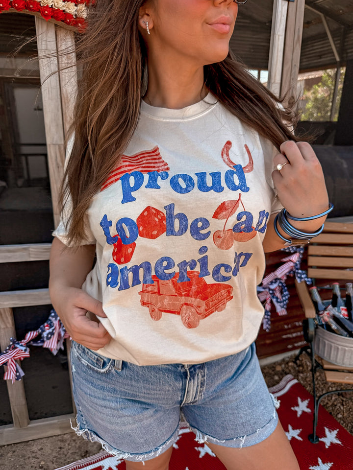 Proud To Be American Graphic Tee
