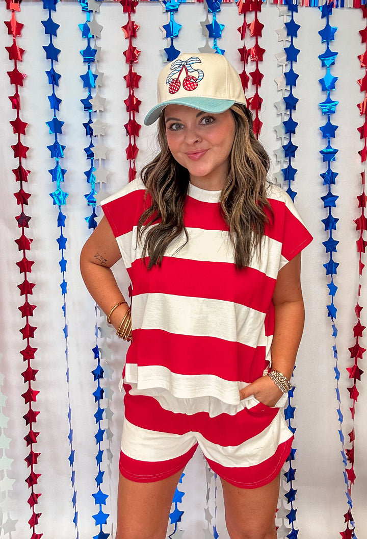 Get Up And Go Striped Set