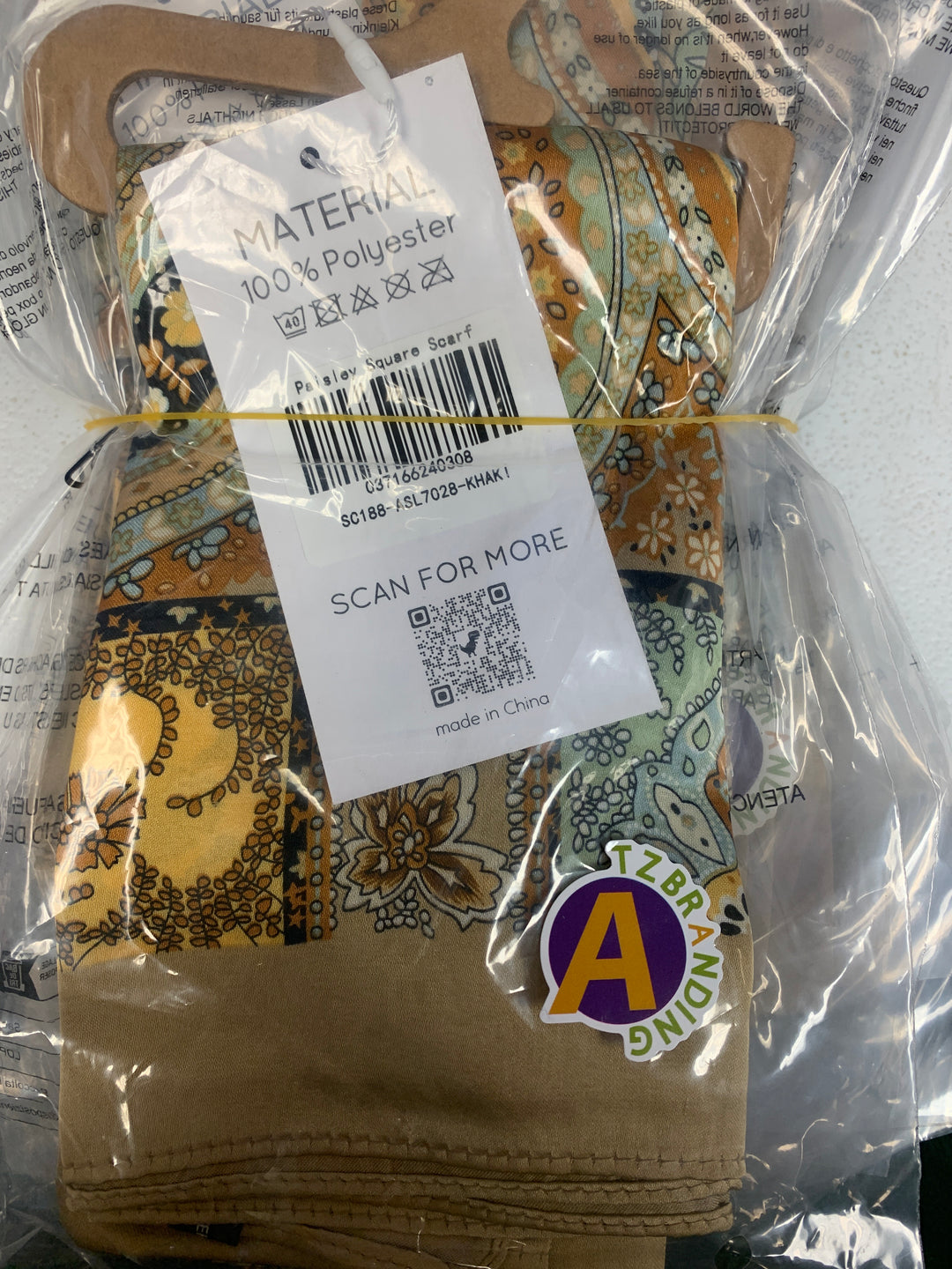 Paisley Square Scarf