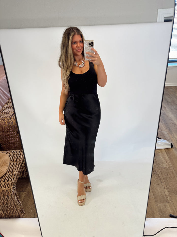 Silky Dreams Midi Skirt