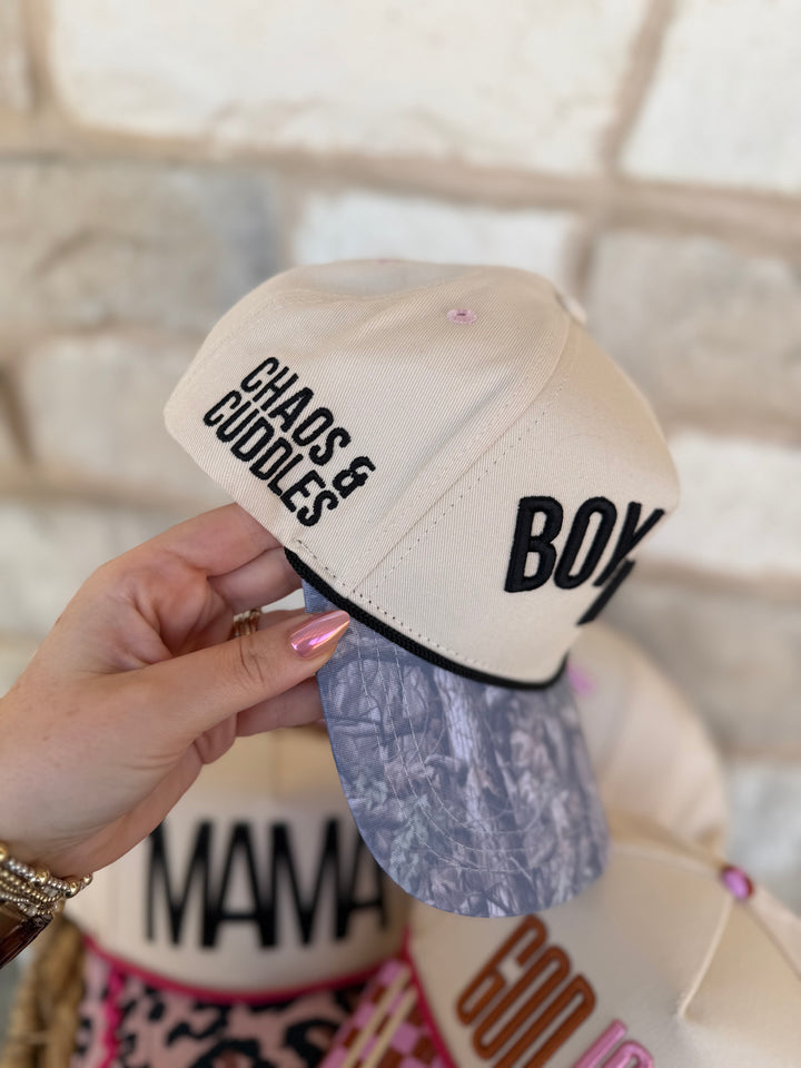Chaos & Cuddles Boy Mom Hat
