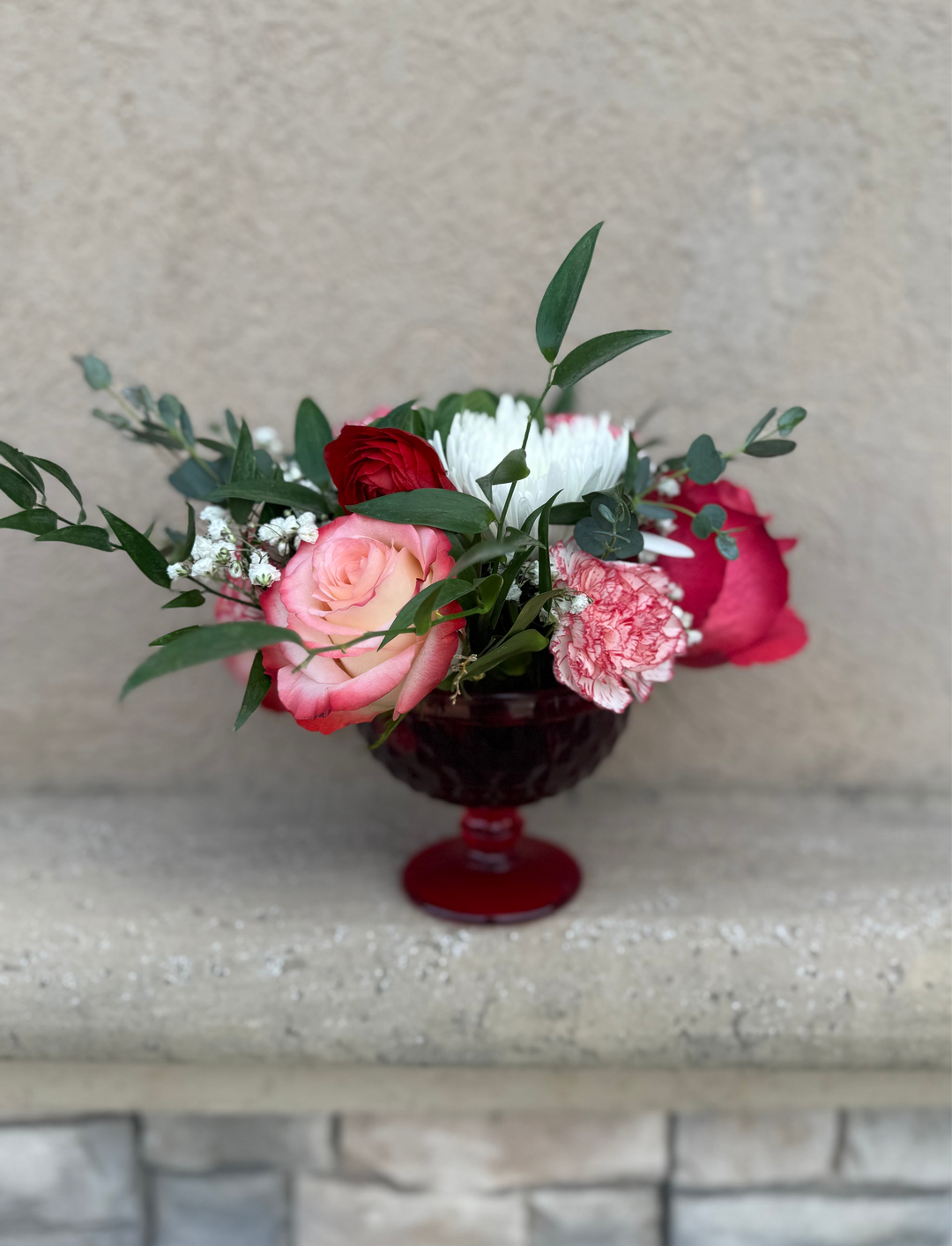 Valentine Mixed Floral Arrangement - Small