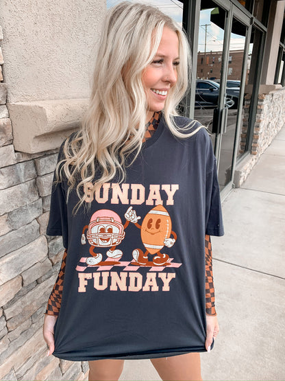 Sunday Funday Football Graphic Tee