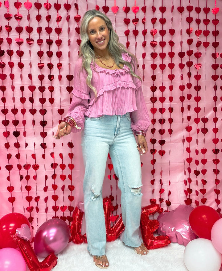 Havana Nights Ruffle Blouse