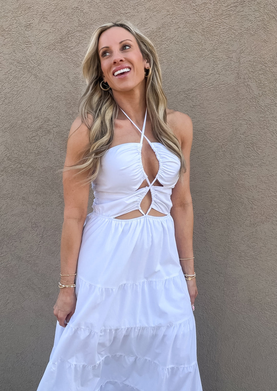 Send My Love Halter Maxi