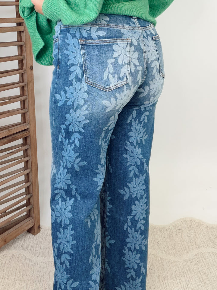 Bloom & Fade Wide Leg