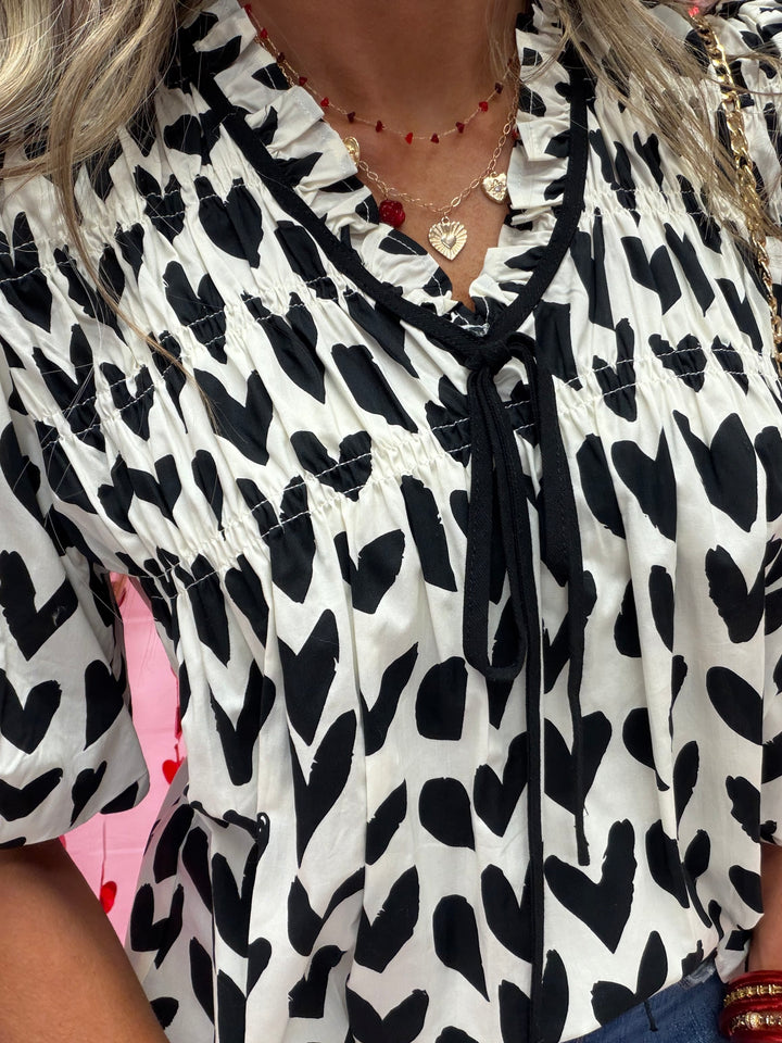 All Heart Smocked Blouse
