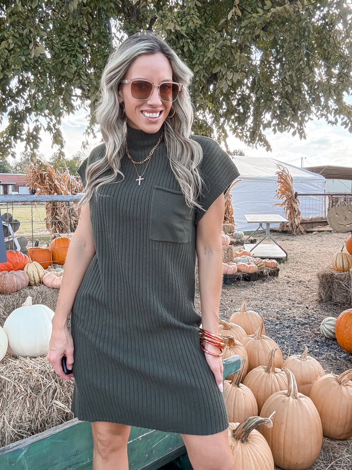 Whispering Pines Sweater Dress