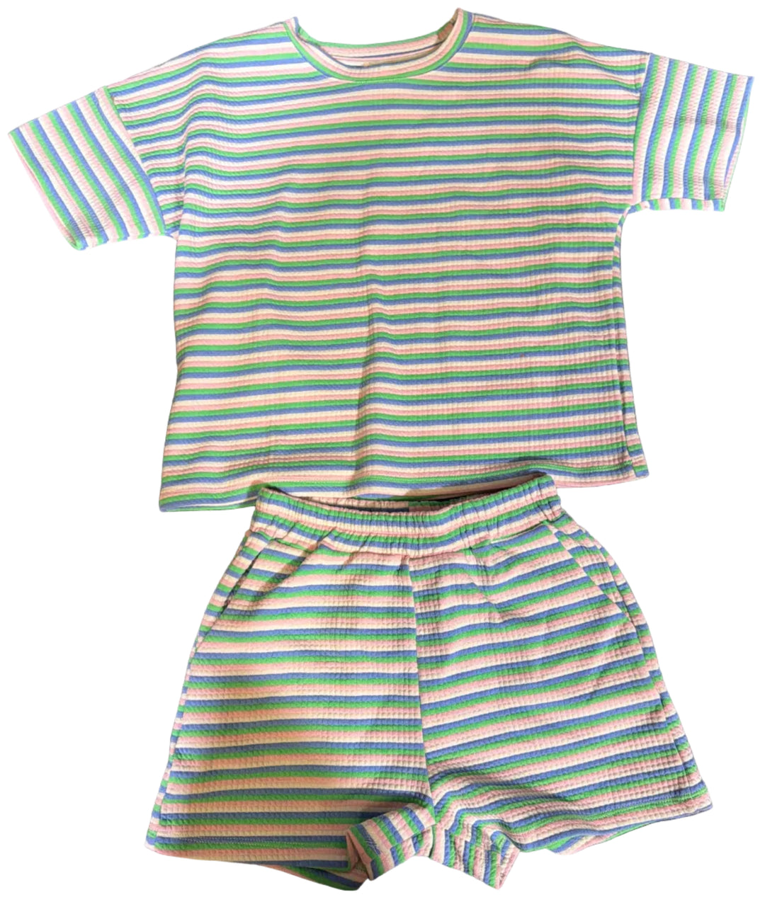 I'm Seeing Stripes Short Set