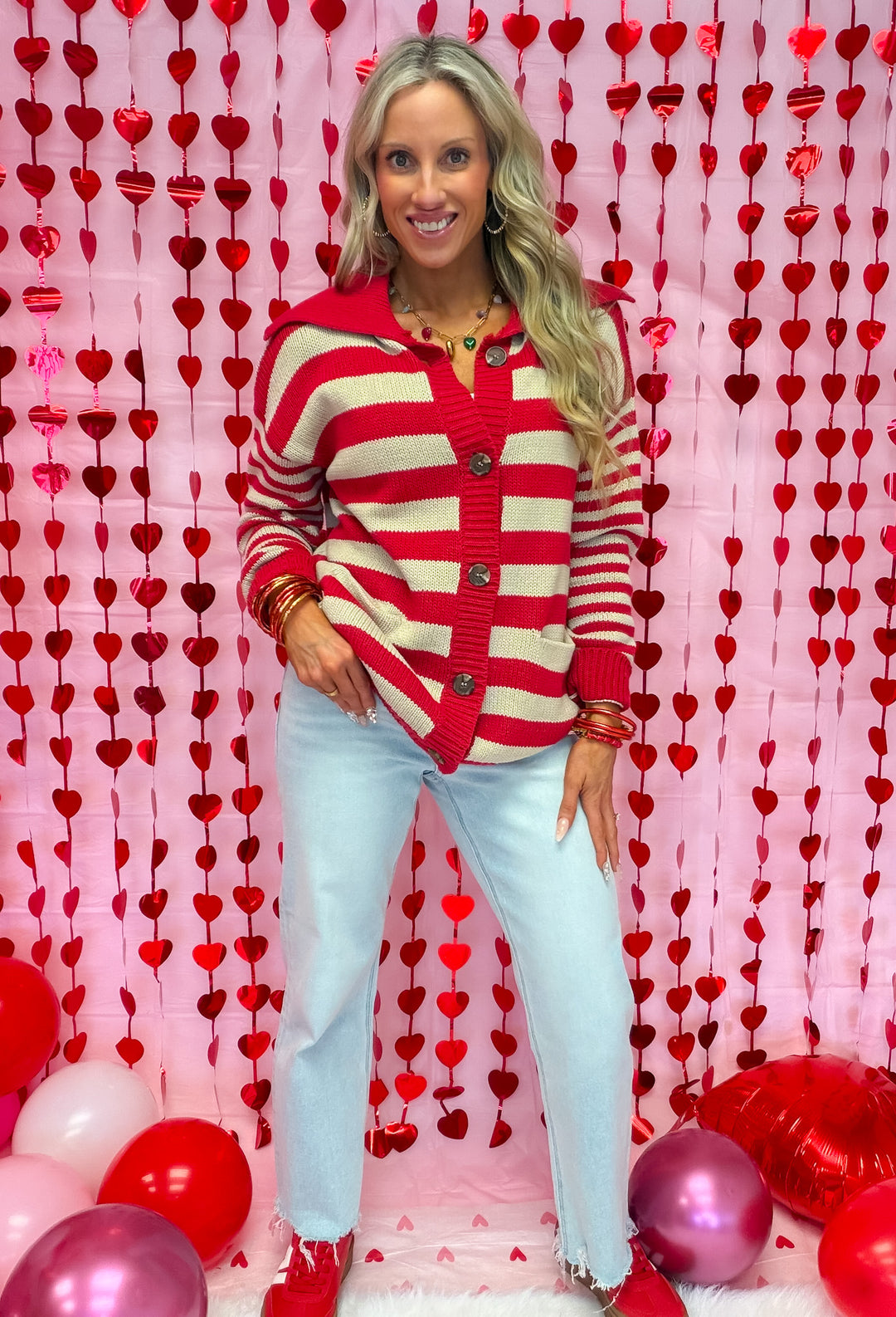 The Candy Stripe Cardigan