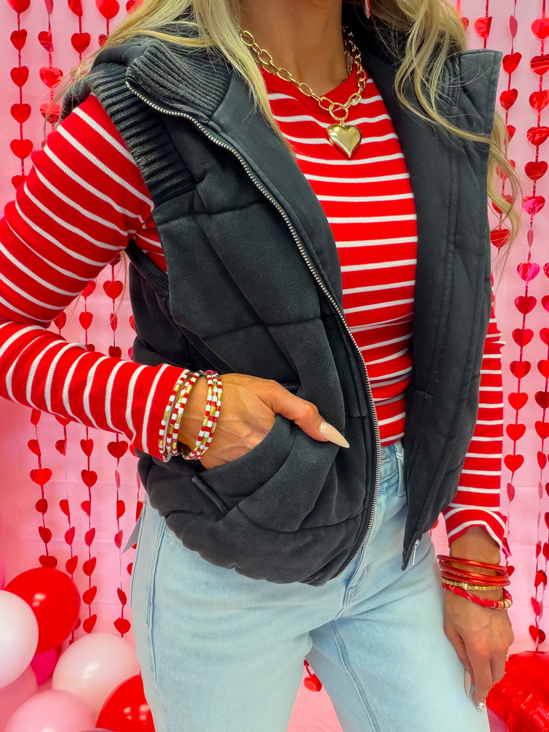 Midnight Mineral Wash Vest