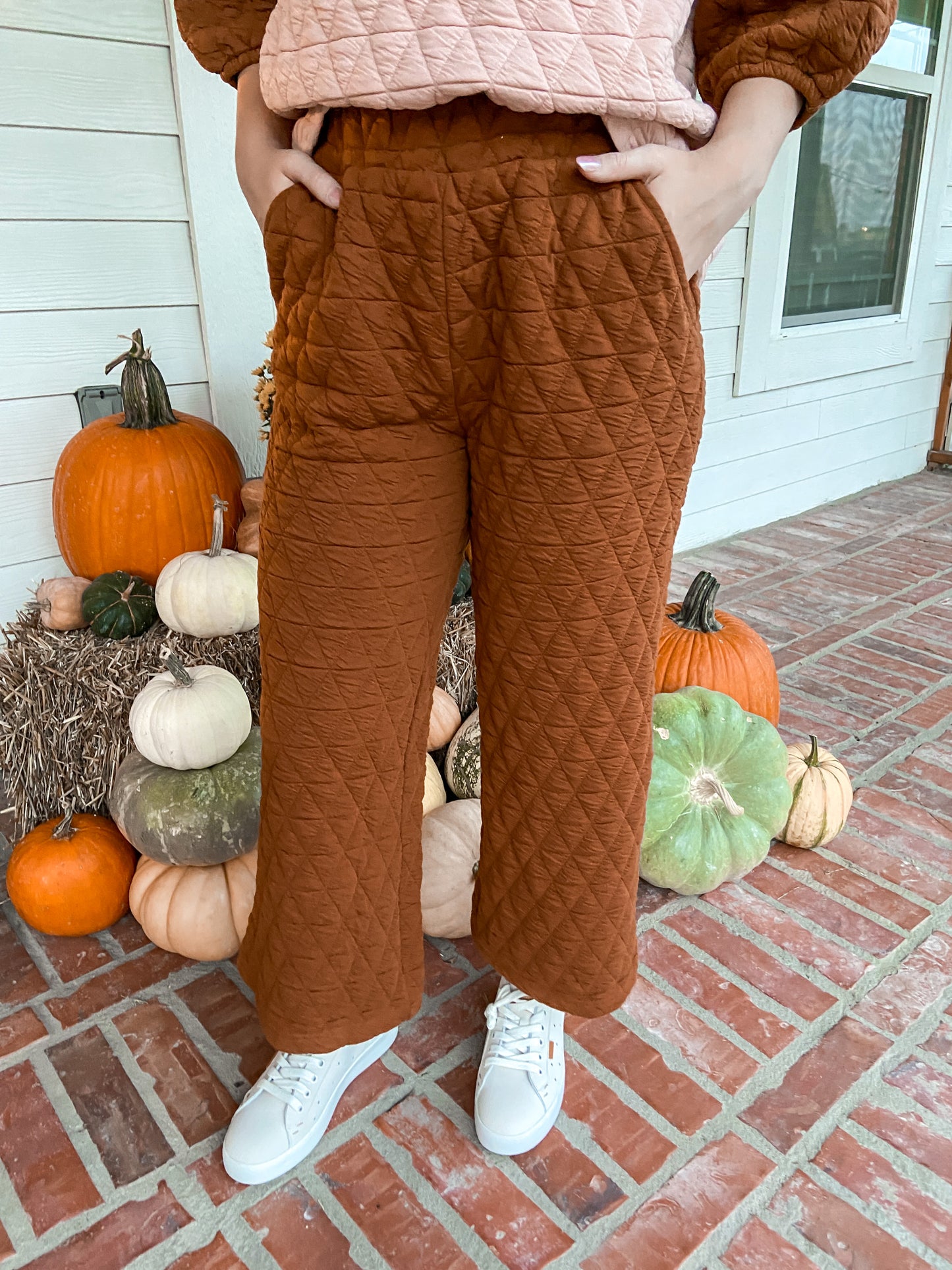 Through the Maze Quilted Pants