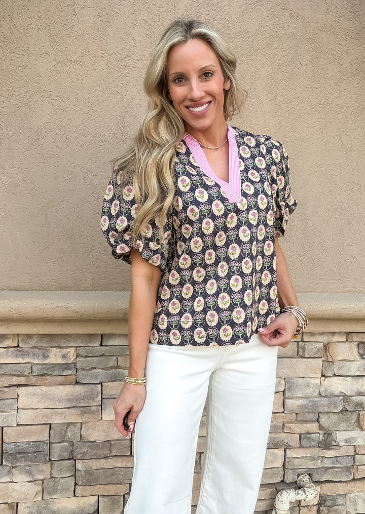 Flirt In Full Bloom Blouse
